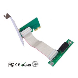 PCIE 1X to PCIE 1X riser card / PCIE 1배속 TO PCIE 1배속 케이블 라이져카드 / PCIE1X1