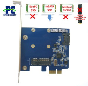 PCIE020B / PCIE TO M-SATA변환카드