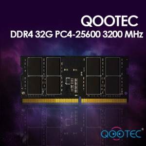 QOOTEC DDR4 32GB DDR4 32GB PC4-25600 CL22 노트북용