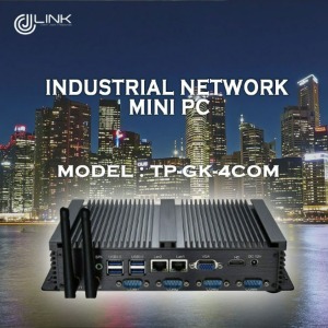산업용 컴퓨터 통신용 네트워크 미니PC TP-GK-4COM INDUSTRIAL NETWORK COMPUTER