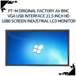 PT-M Original factory AV BNC VGA USB interface 21.5 inch HD 1080 screen industrial LCD monitor