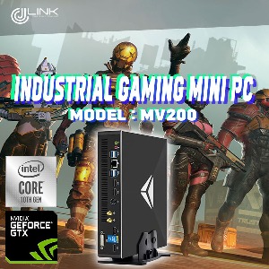 산업용 컴퓨터 게이밍 고성능 미니PC MV200 엔비디아 기가바이트 GTX 1650 10세대 시리즈 탑재 INDUSTRIAL GAMING MINI PC