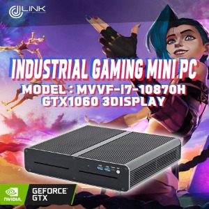 산업용컴퓨터 MVVF-i7-10870H GTX1060 3DISPLAY(HDMI-DP-DVI) INDUSTRIAL MINI PC
